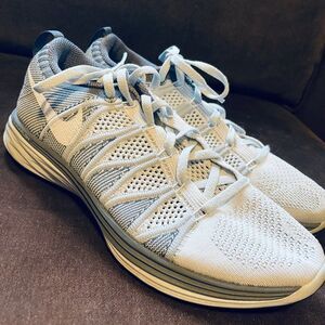 NIKE flyknit Lunar 2 white black cookies cream 8